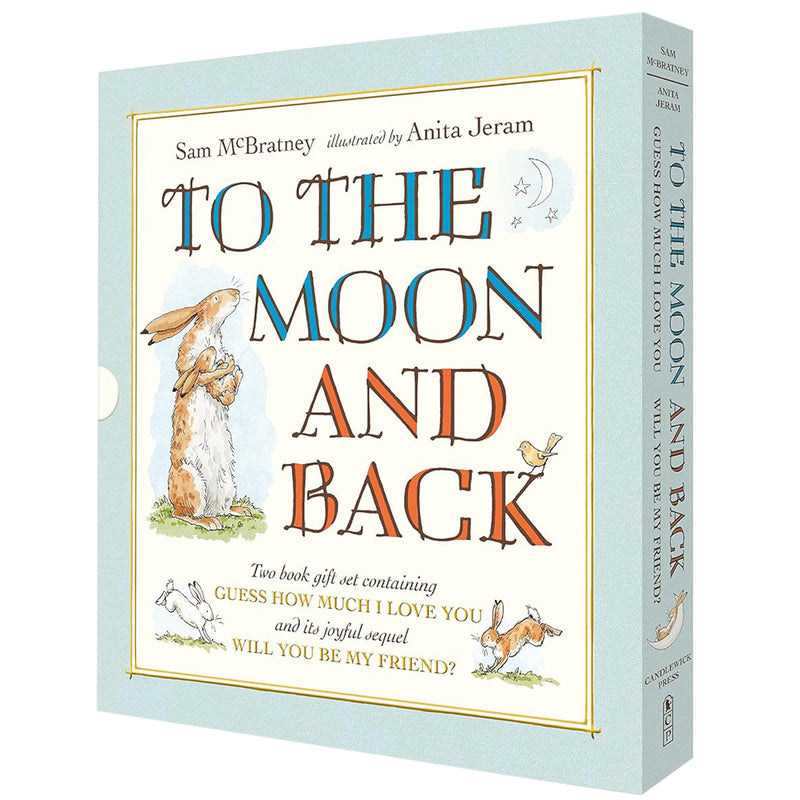 Load image into Gallery viewer, To the Moon and Back: Guess How Much I Love You and Will You Be My Friend?
