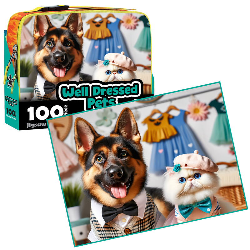 Load image into Gallery viewer, Dressed Pets Jigsaw &amp; Lunch Box Cooler
