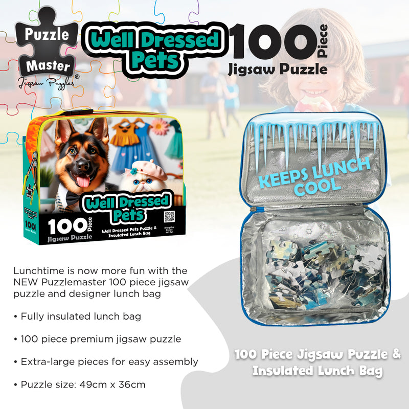 Load image into Gallery viewer, Dressed Pets Jigsaw &amp; Lunch Box Cooler
