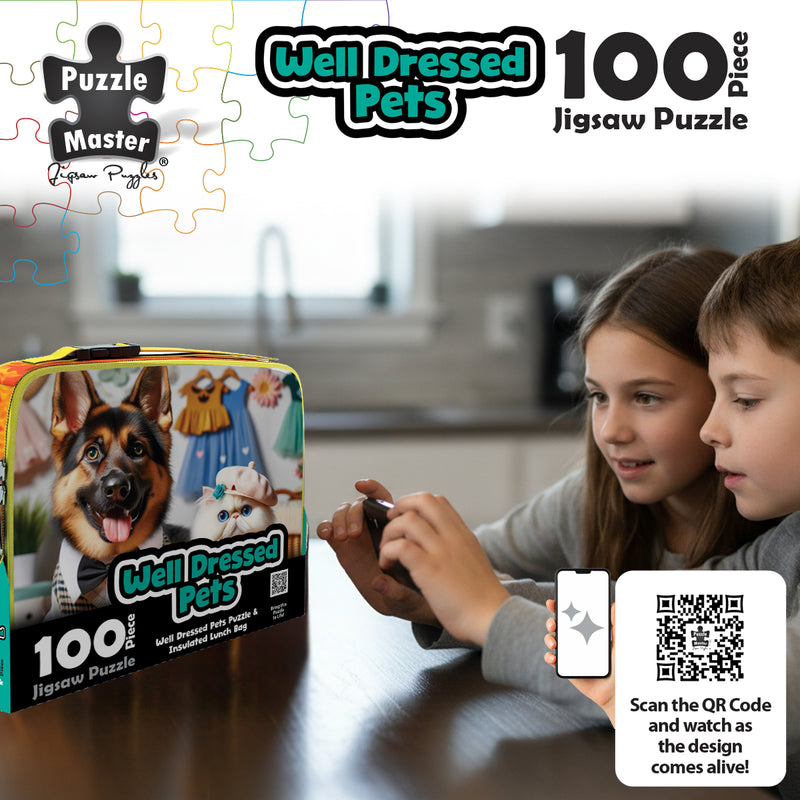 Load image into Gallery viewer, Dressed Pets Jigsaw &amp; Lunch Box Cooler
