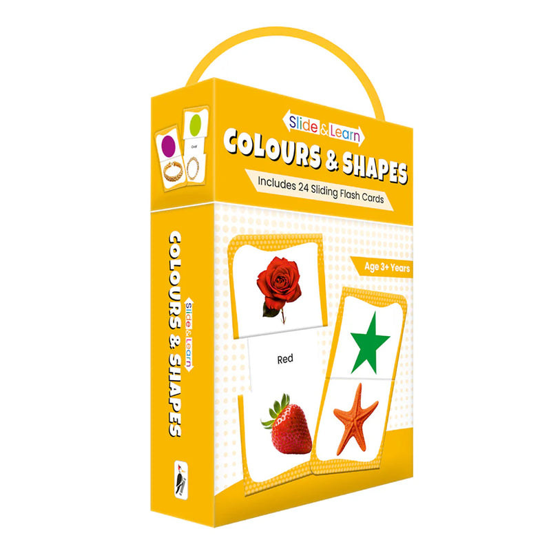 Load image into Gallery viewer, Slide &amp; Learn Flash Cards  Colours and Shapes
