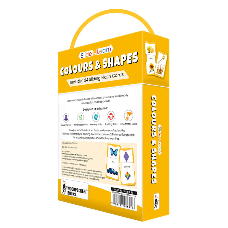 Load image into Gallery viewer, Slide &amp; Learn Flash Cards  Colours and Shapes
