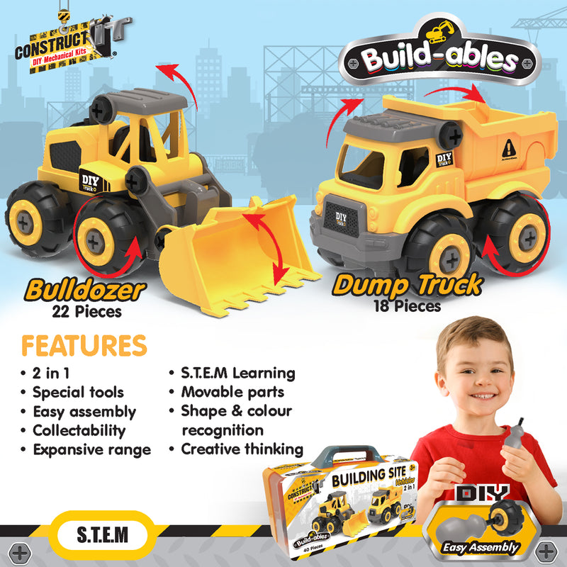 Load image into Gallery viewer, 2 in 1 Building Site Set - view 5
