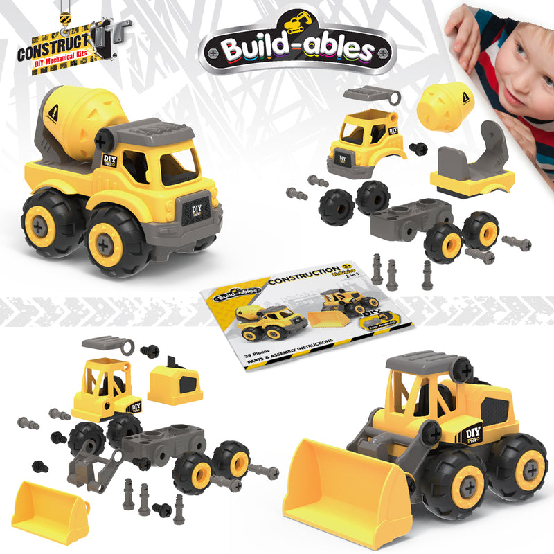 Load image into Gallery viewer, 2 in 1 Construction Set - view 3
