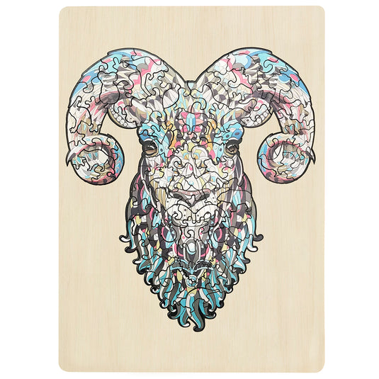 133 Piece Wooden Jigsaw Puzzle, Ram