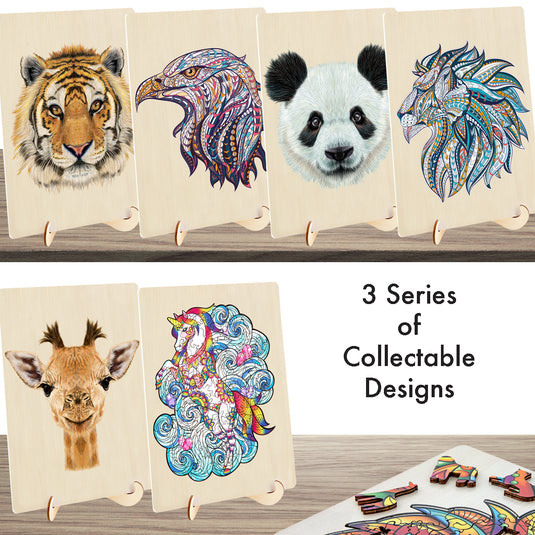 132 Piece Wooden Jigsaw Puzzle, Monkey