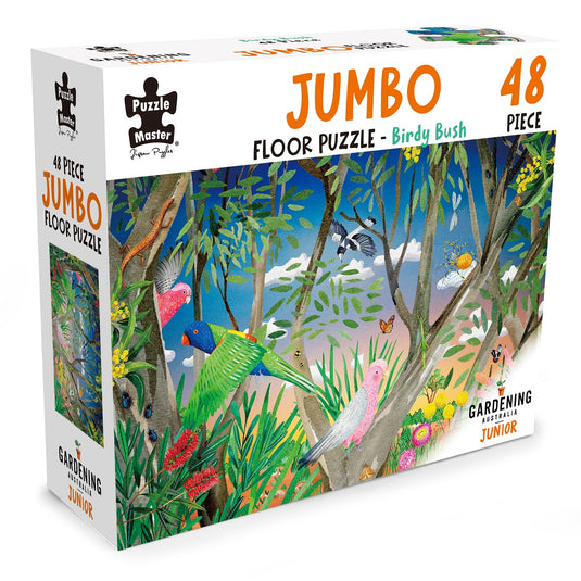 GA Jnr 48 Piece Jumbo Puzzle - Birdy Bush