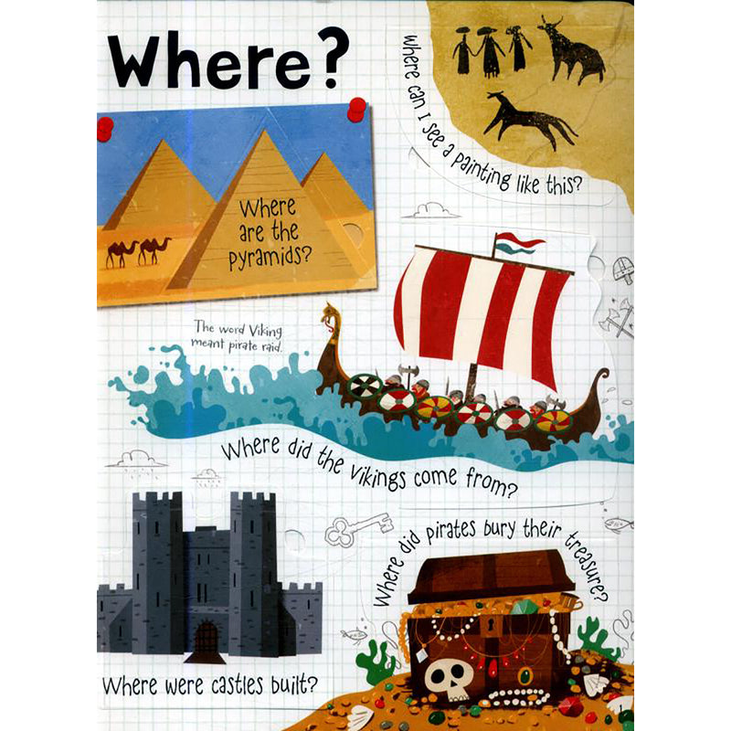 Load image into Gallery viewer, Lift the Flap Questions and Answers about Long Ago
