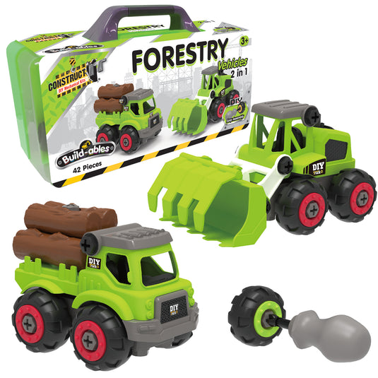 Build-ables - Forestry Vehicles 2 in 1