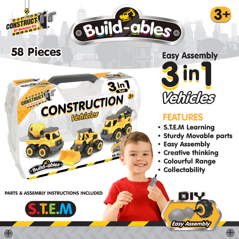 Load image into Gallery viewer, 3 in 1 Construction set
