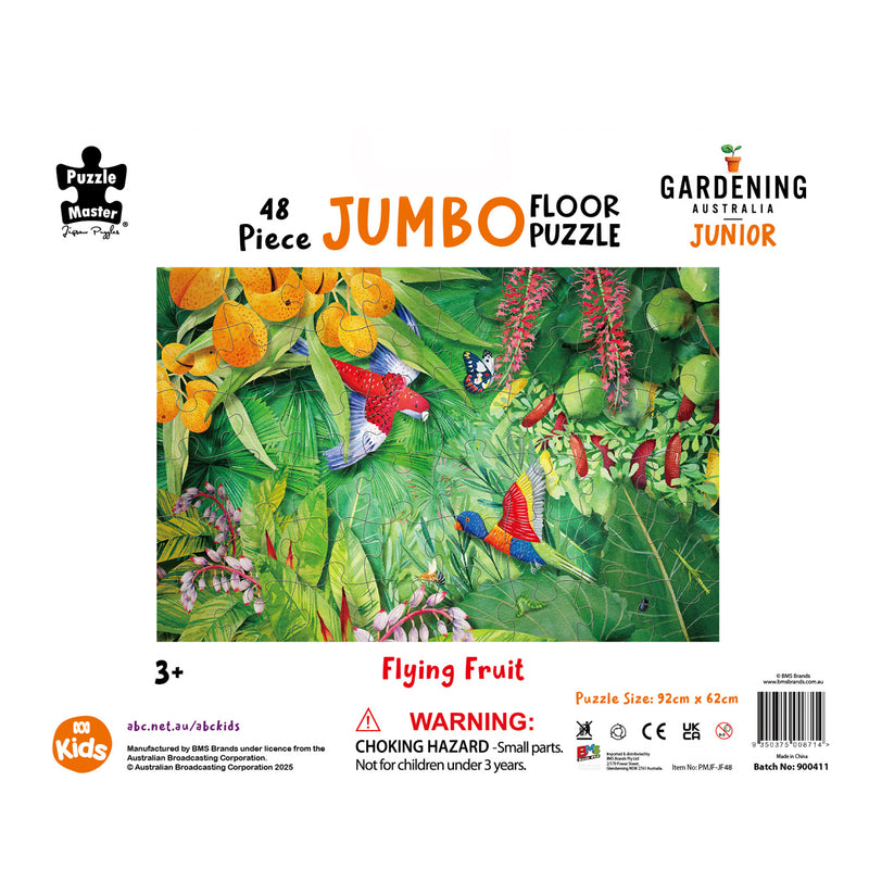 Load image into Gallery viewer, GA Jnr 48 Piece Jumbo Puzzle - Flying Fruit
