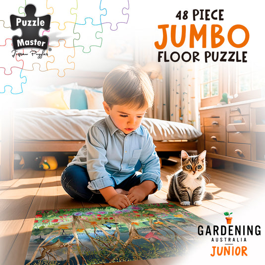 GA Jnr 48 Piece Jumbo Puzzle - Bush Storm