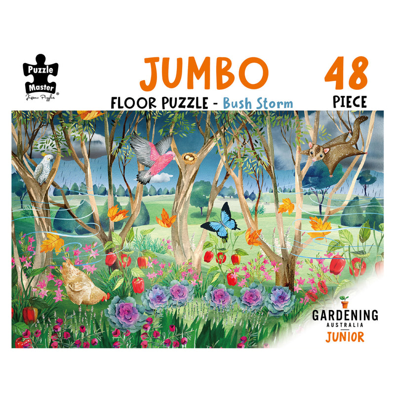 Load image into Gallery viewer, GA Jnr 48 Piece Jumbo Puzzle - Bush Storm
