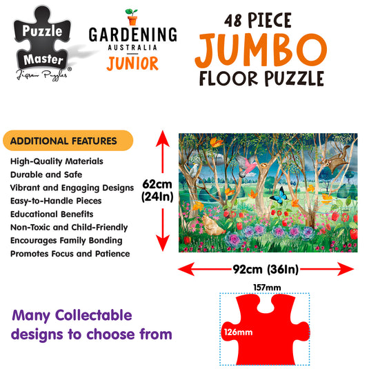 GA Jnr 48 Piece Jumbo Puzzle - Bush Storm
