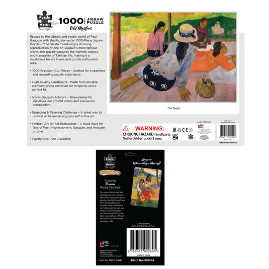 Puzzle Master Puzzle Set - Gauguin