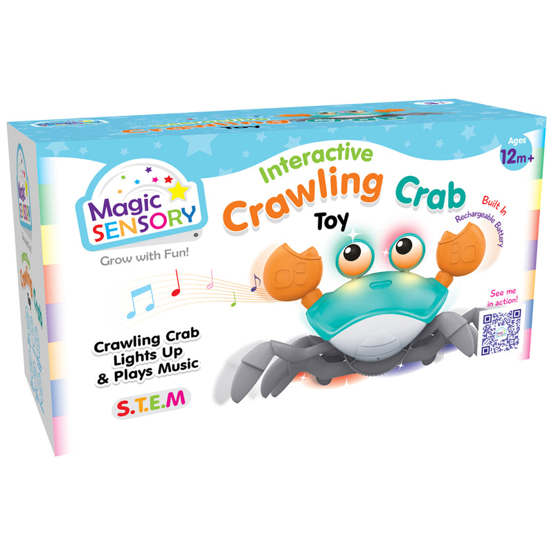 Load image into Gallery viewer, Interactive Crawling Crab (Blue)
