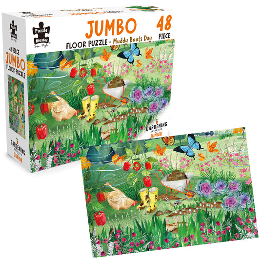 GA Jnr 48 Piece Jumbo Puzzle - Muddy Boots Day
