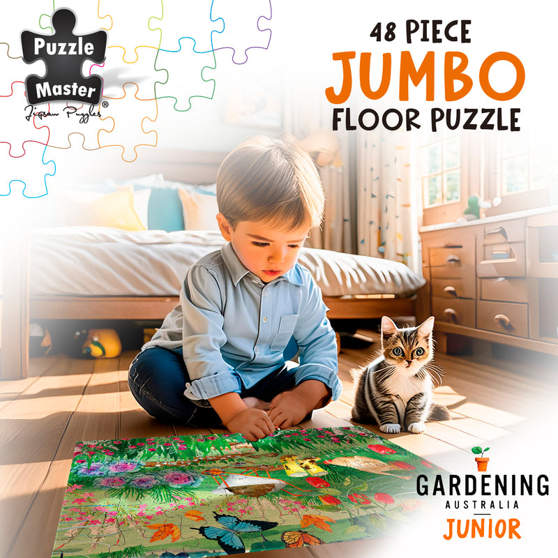 Load image into Gallery viewer, GA Jnr 48 Piece Jumbo Puzzle - Muddy Boots Day
