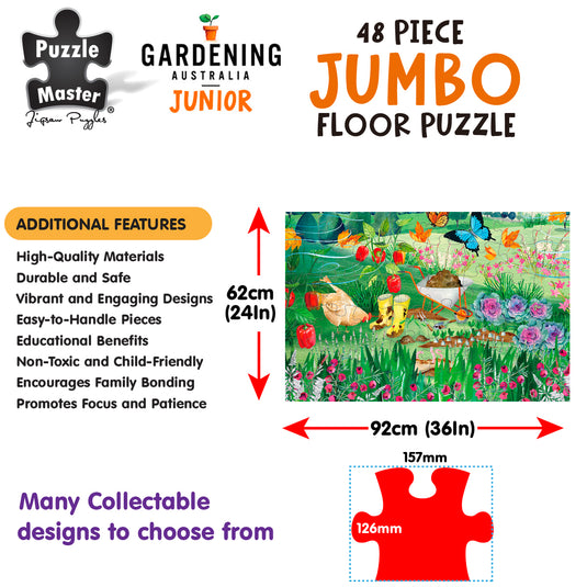 GA Jnr 48 Piece Jumbo Puzzle - Muddy Boots Day