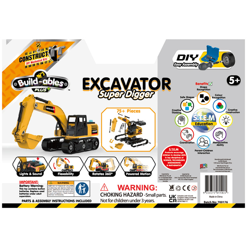 Load image into Gallery viewer, Build-ables Plus - Site Excavator, Super Digger
