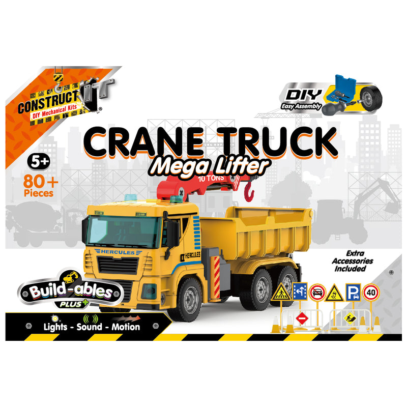 Load image into Gallery viewer, Build-ables Plus - Crane Truck, Mega Lifter
