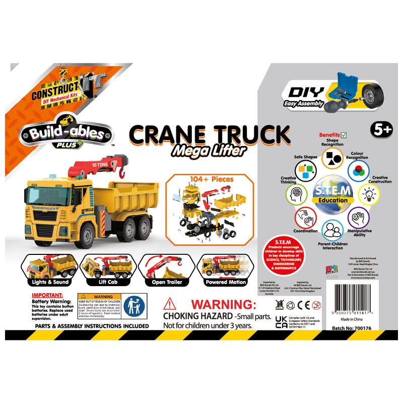Load image into Gallery viewer, Build-ables Plus - Crane Truck, Mega Lifter
