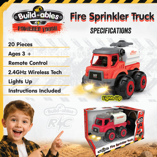 Build-ables RC - Fire Sprinkler Truck
