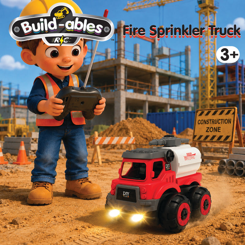 Load image into Gallery viewer, Build-ables RC - Fire Sprinkler Truck
