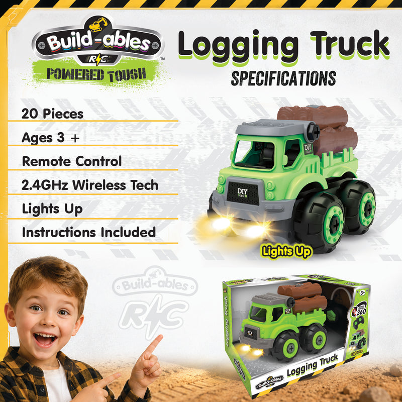 Load image into Gallery viewer, Build-ables RC - Logging Transport Truck
