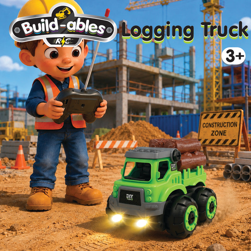 Load image into Gallery viewer, Build-ables RC - Logging Transport Truck

