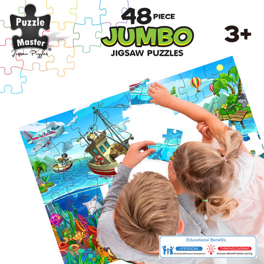 48 Piece Jumbo Floor Puzzle Fisherman’s Wharf - view 4