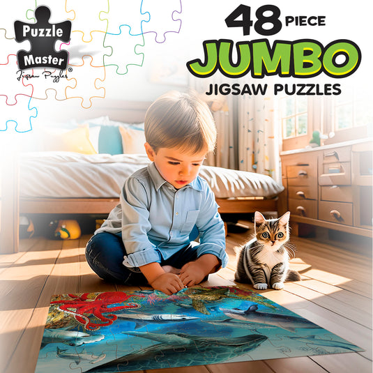 48 Piece Jumbo Puzzle Underwater World - view 2