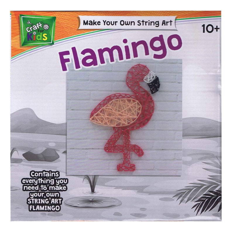 Load image into Gallery viewer, Make Your Own String Art Flamingo
