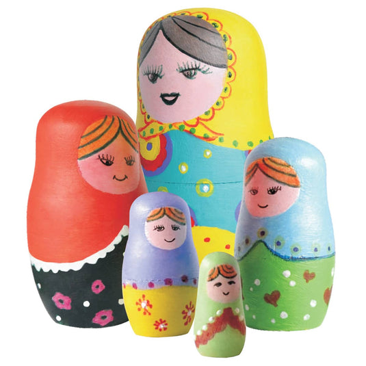 Paint Your Own Matryoshka Dolls
