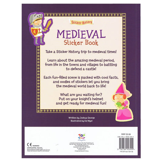 Sticker History - Medieval Sticker Book