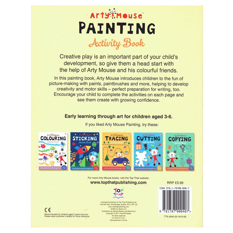 Load image into Gallery viewer, Arty Mouse Painting Activity Book - Early Learning Through Art
