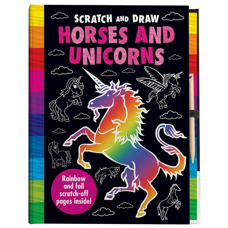 Load image into Gallery viewer, Scratch and Draw - Horses and Unicorns
