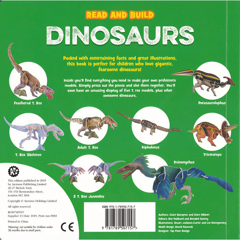 Load image into Gallery viewer, Read &amp; Build - Dinosaurs
