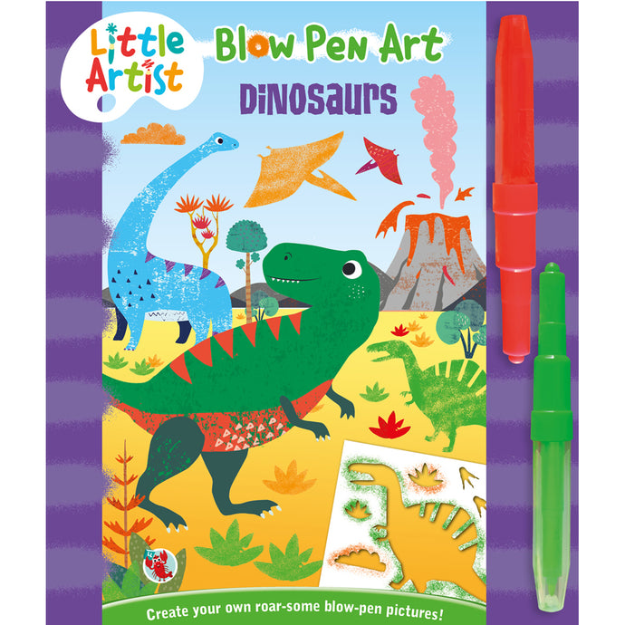 Little Artists -Blow Pen Art - Dinosaurs