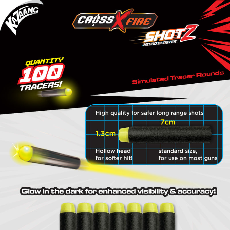 Load image into Gallery viewer, CrossXFire Shotz - 100 Pack Refill Darts - view 4
