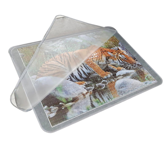 Felt Puzzle Assembly Board with Protective Cover - view 2