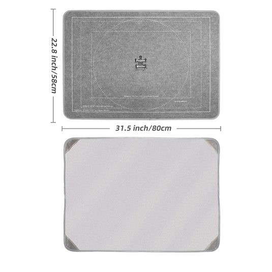 Felt Puzzle Assembly Board with Protective Cover - view 3