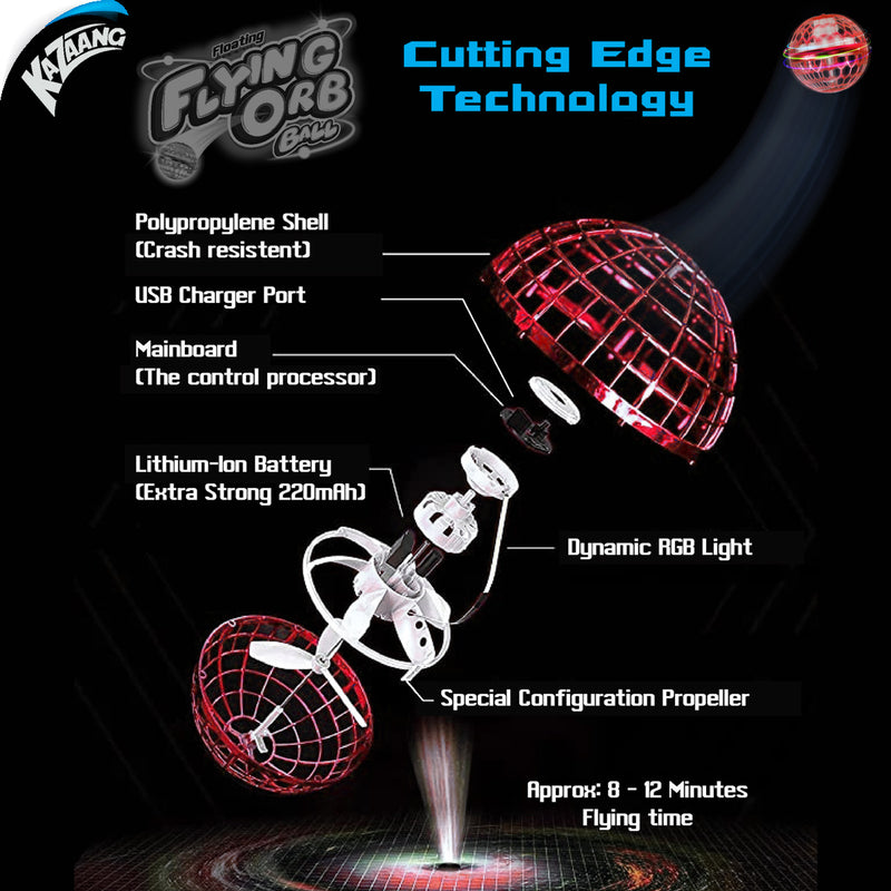 Load image into Gallery viewer, Flying Orb Ball - Red - view 2
