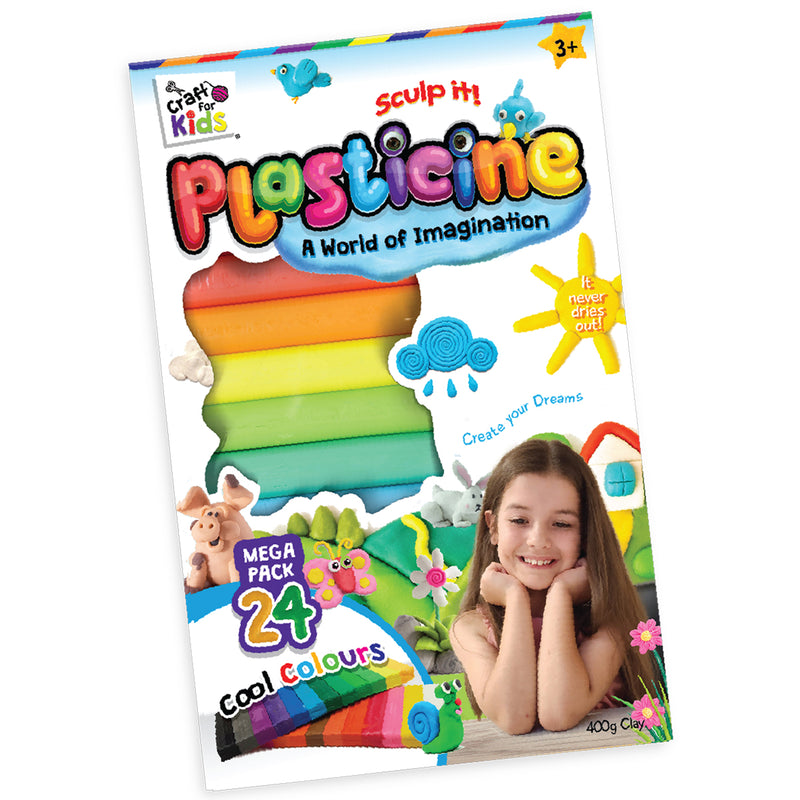 Load image into Gallery viewer, Plasticine Mega Pack 24 Colours - view 2
